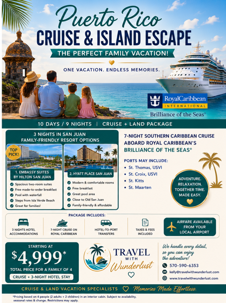 Puerto Rico Cruise & Island Escape