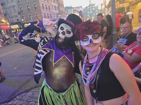 Mardi Gras celebration at Universal Orlando